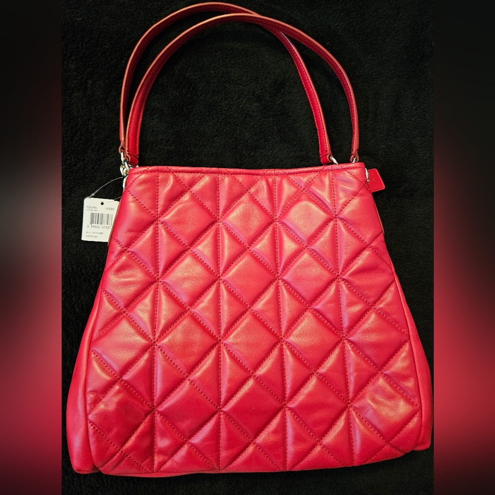NWT Coach Quilted Leather Phoebe Bag